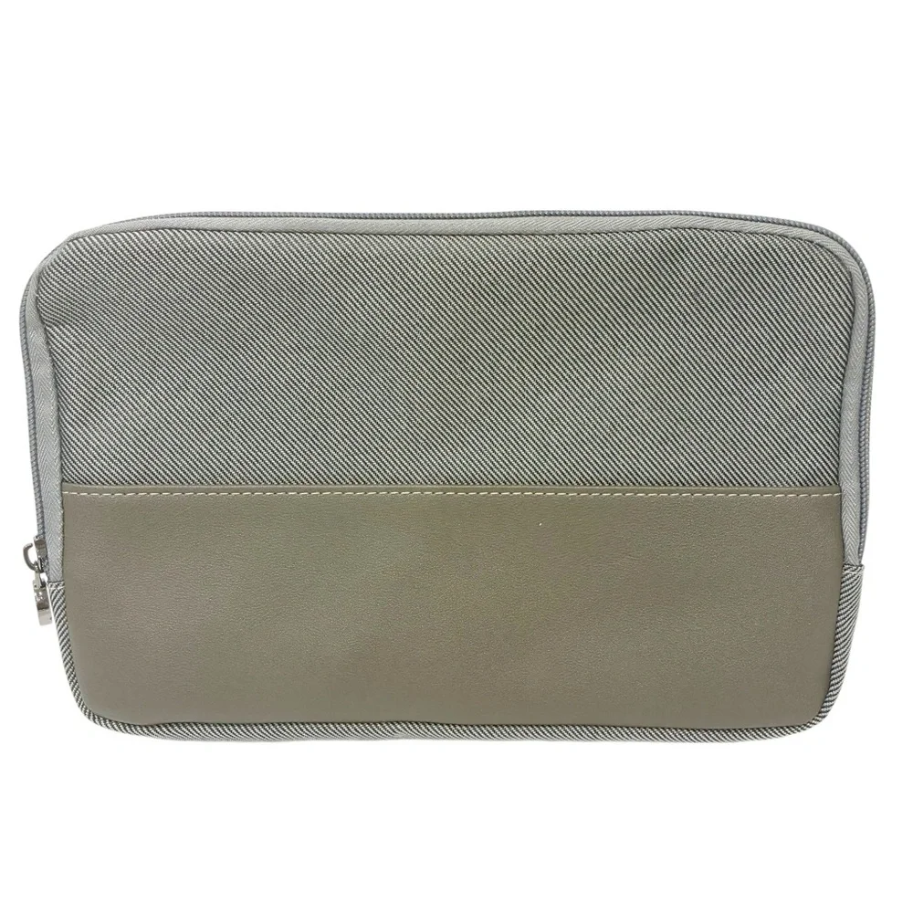 Bvlgari Grey Cloth Travel Bag‎ Multi Compartment Expandable